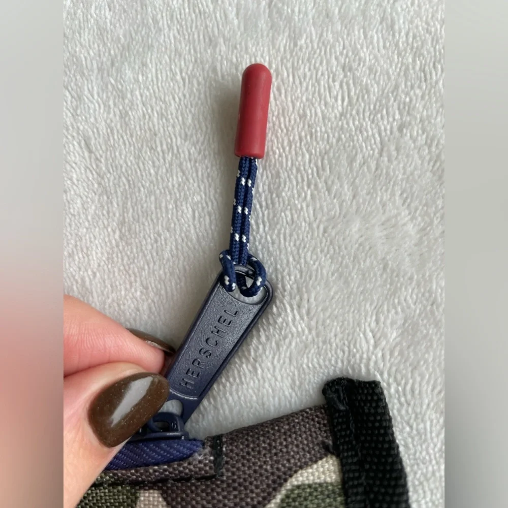 Herschel supply multi camouflage zipper pencil pouch